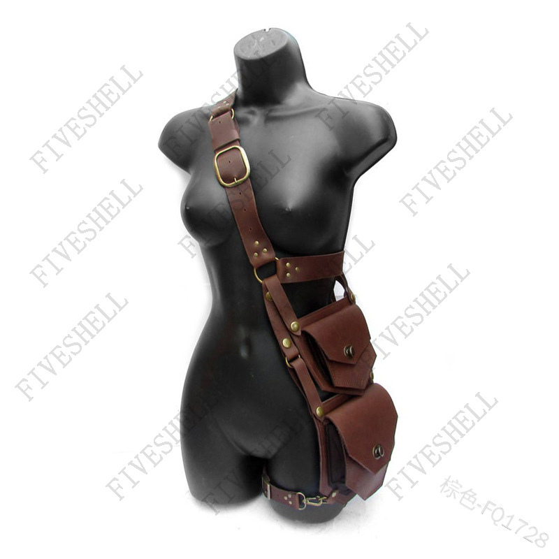Men'S Viking Accessories - Middeleeuwse Renaissance Taille PU Riem Taille