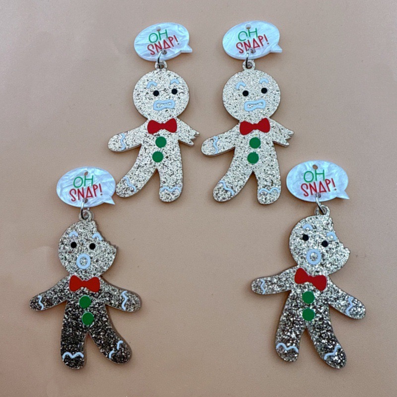 Men'S Accessories Jewelry - 10 stuks schattige kerst gingerbread man