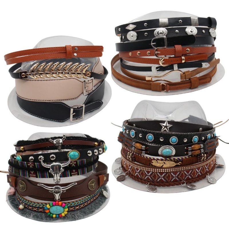 Men Accessories Ethnic - Retro etnische stijl riem, hoofdband, hoedband,