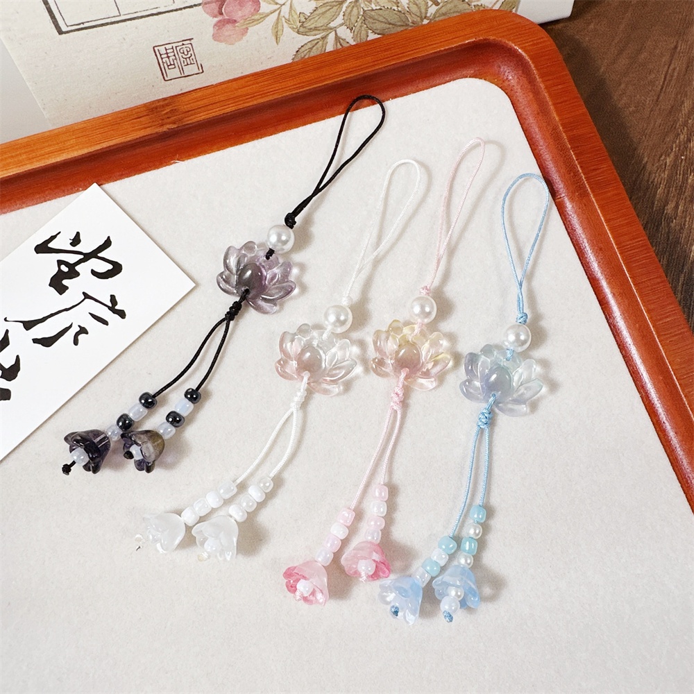 Men Accessories Ethnic - Chinese stijl handgemaakte kralen lotus hanger