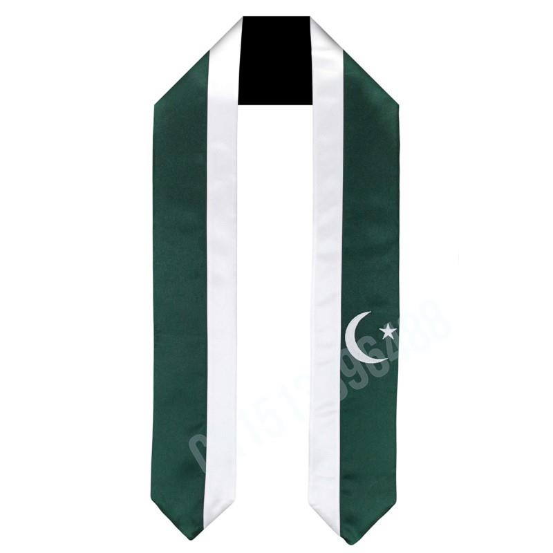 Men Accessories In Pakistan - Pakistan vlag sjaal Top Print afstuderen