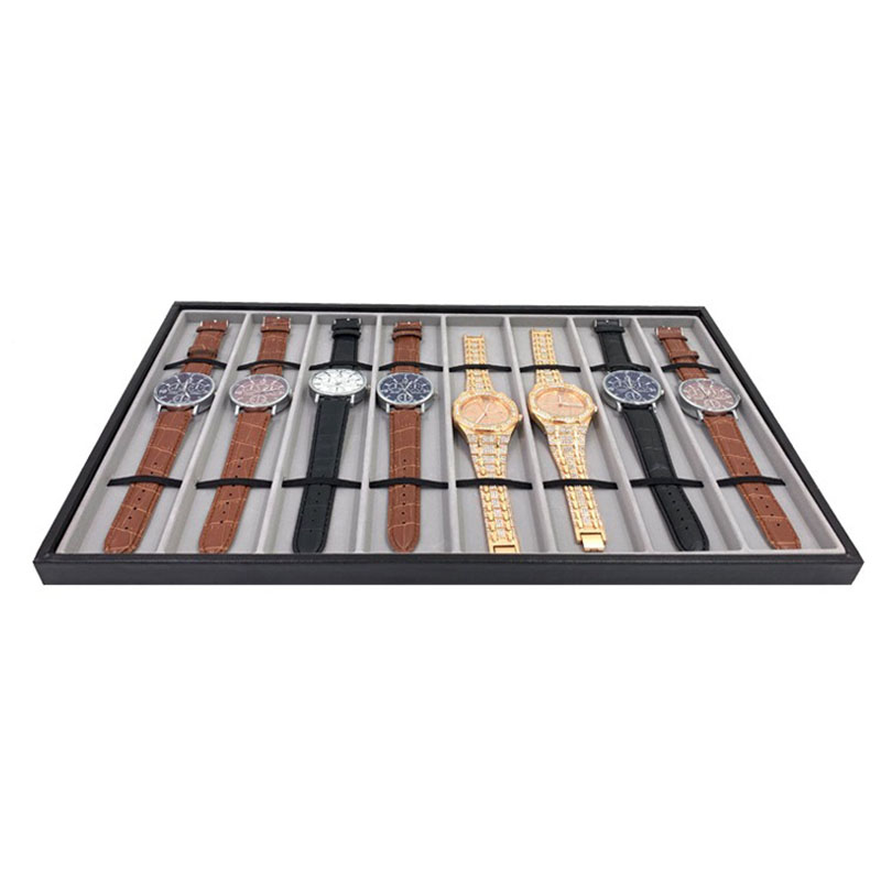 Men'S Accessories Organizer Tray - Lederen Horloge Organizer Lade Mechanisch Polshorloge