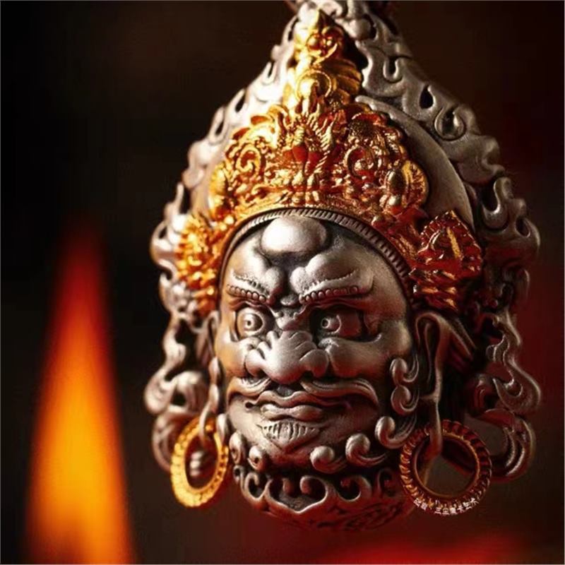 Men Accessories Ethnic - Zegen Gele Jambhala Hanger Mannen Sieraden