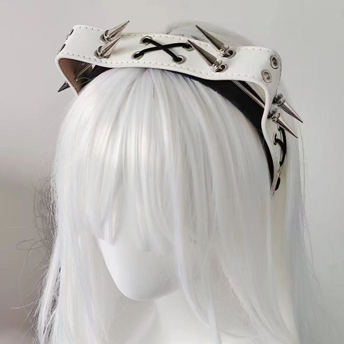 Punk Harajuku Haarband met Spi - Men Accessories Earrings recensie en prijs