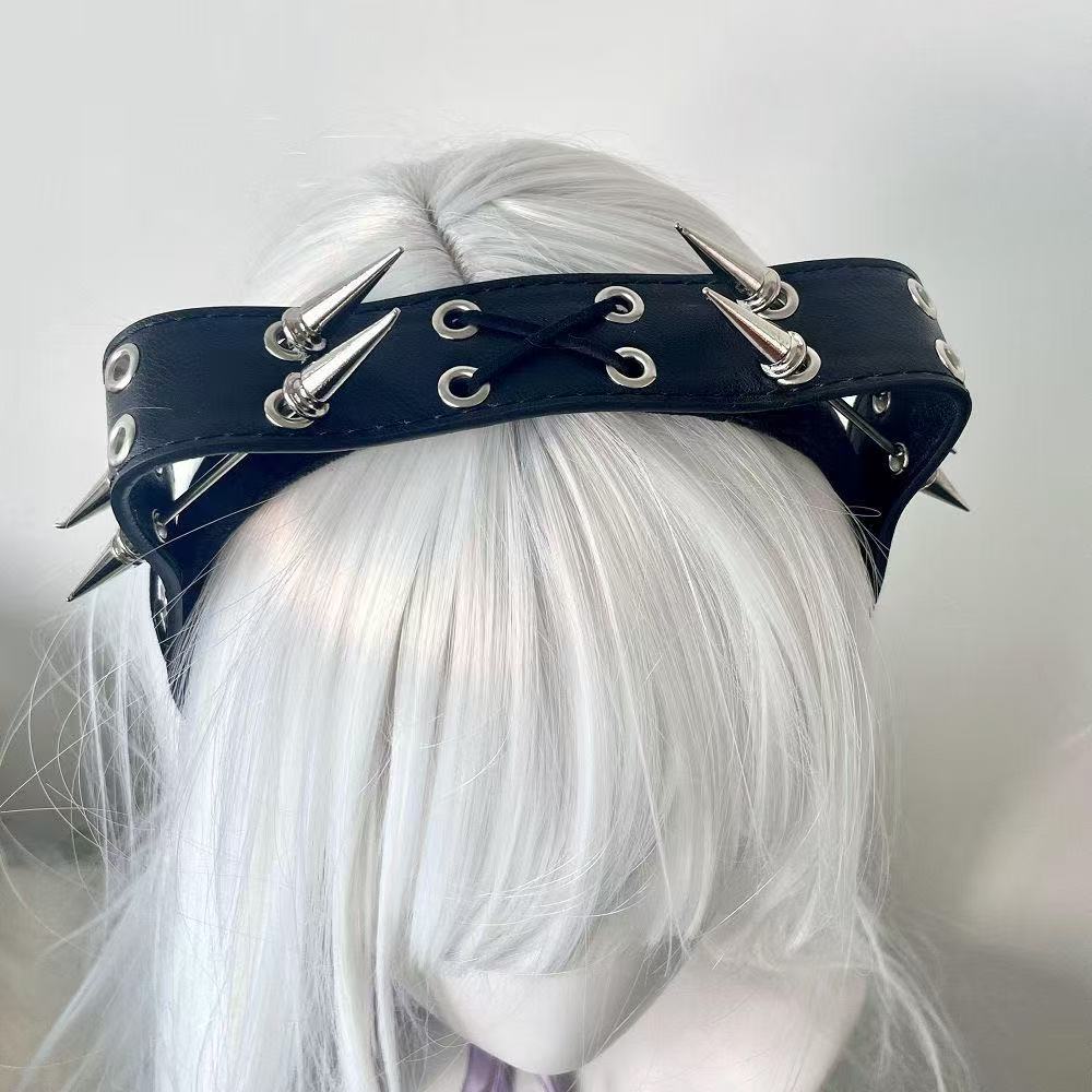 Punk Harajuku Haarband met Spi - Men Accessories Earrings recensie en prijs