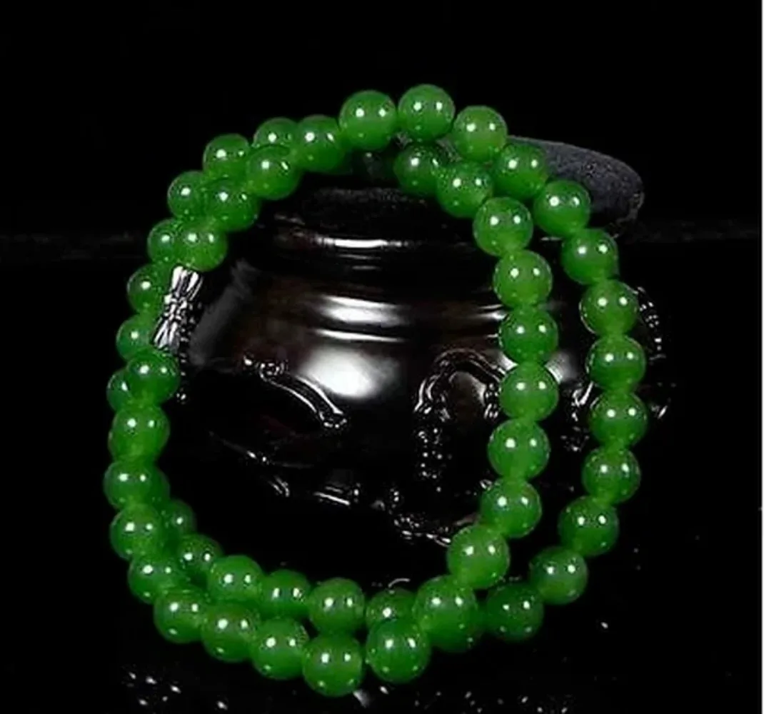 Echte natuurlijke groene krale - Men'S Accessories Jewelry recensie en prijs