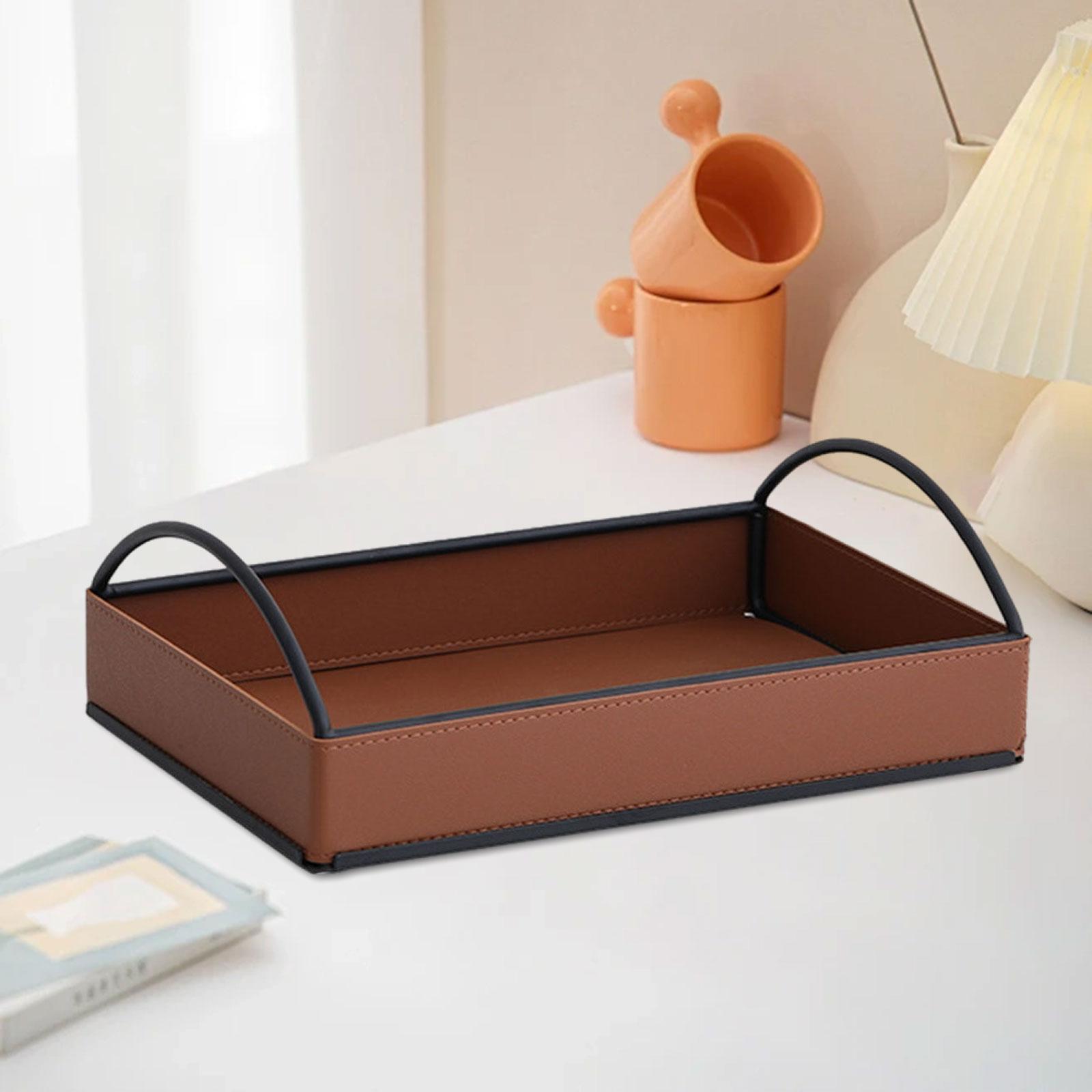 Moderne PU lederen opbergbak v - Men'S Accessories Organizer Tray recensie en prijs