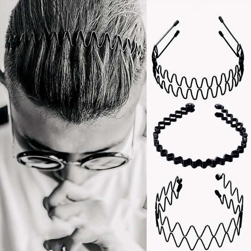 Unisex metalen golvende haarba - Men Accessories Earrings recensie en prijs