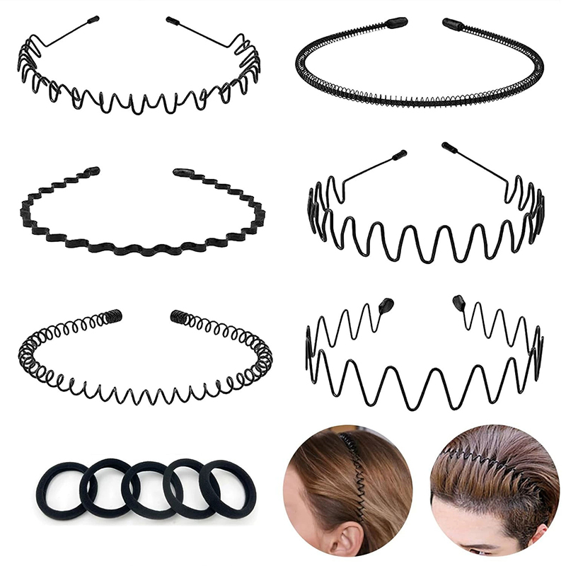 Unisex metalen golvende haarba - Men Accessories Earrings recensie en prijs