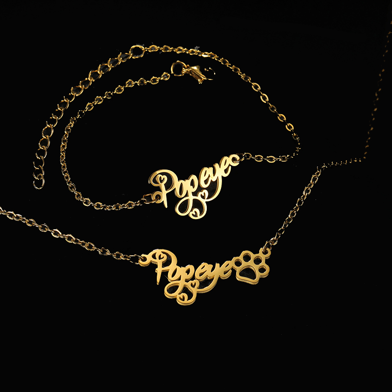 Goxijite Aanpassen Naam Kettin - Men Accessories Name recensie en prijs