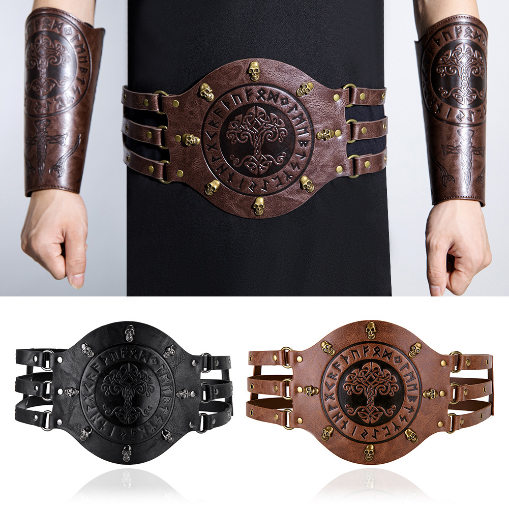 Middeleeuwse brede korsetriem, - Men'S Viking Accessories recensie en prijs