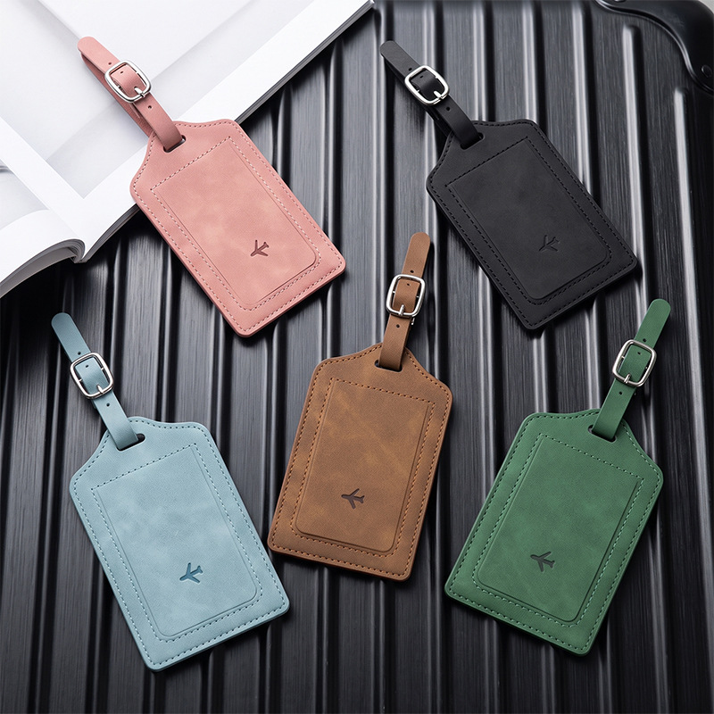 1PC PU Lederen Bagage Label Da - Men Accessories Name recensie en prijs
