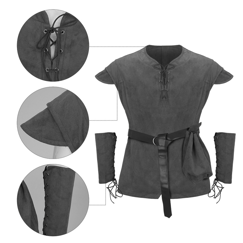 Middeleeuws heren tuniekshirt  - Men'S Viking Accessories recensie en prijs