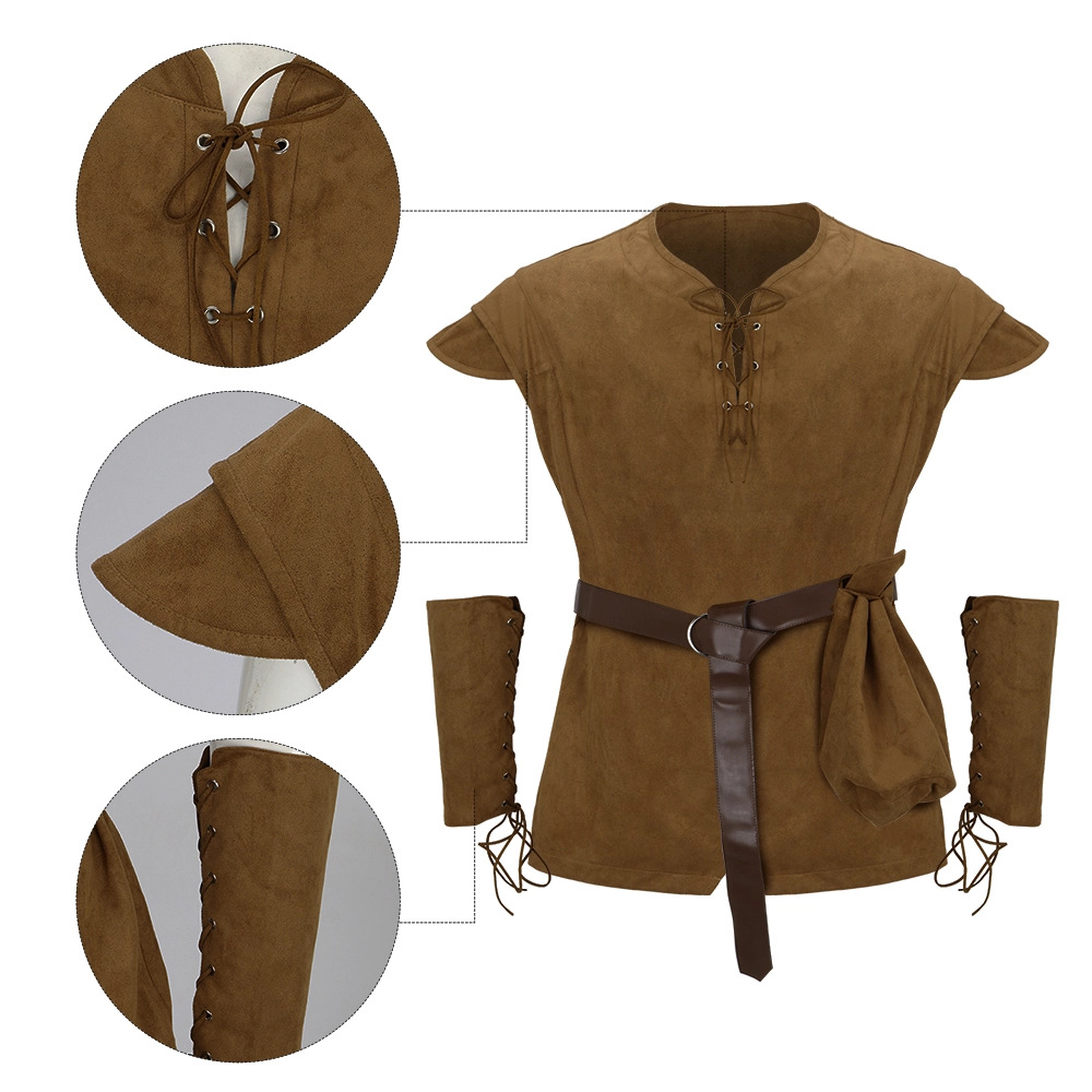 Middeleeuws heren tuniekshirt  - Men'S Viking Accessories recensie en prijs
