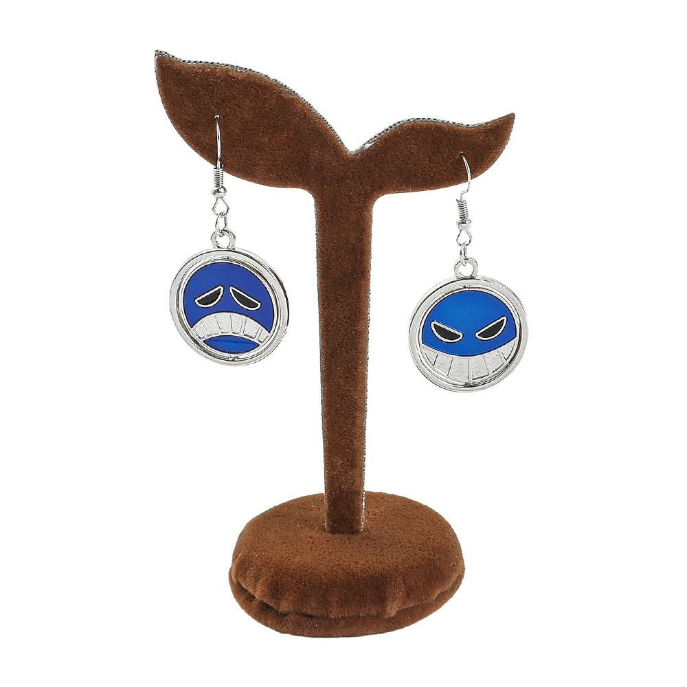 Creatieve draaibare lachende g - Men Accessories Earrings recensie en prijs