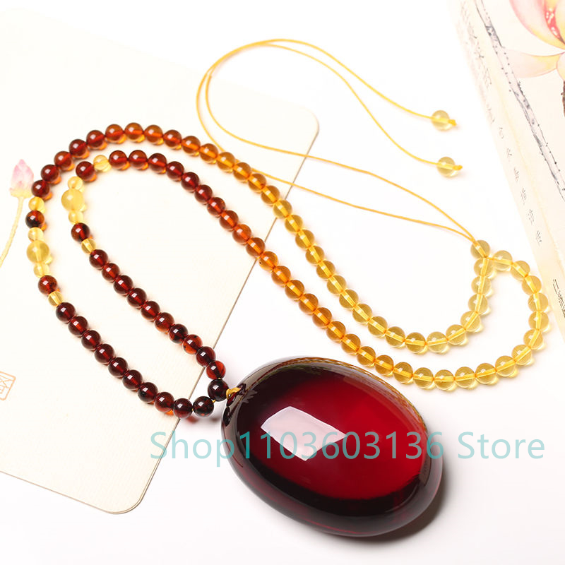 Natuurlijke Bordeauxrode Amber - Men Accessories Ethnic recensie en prijs