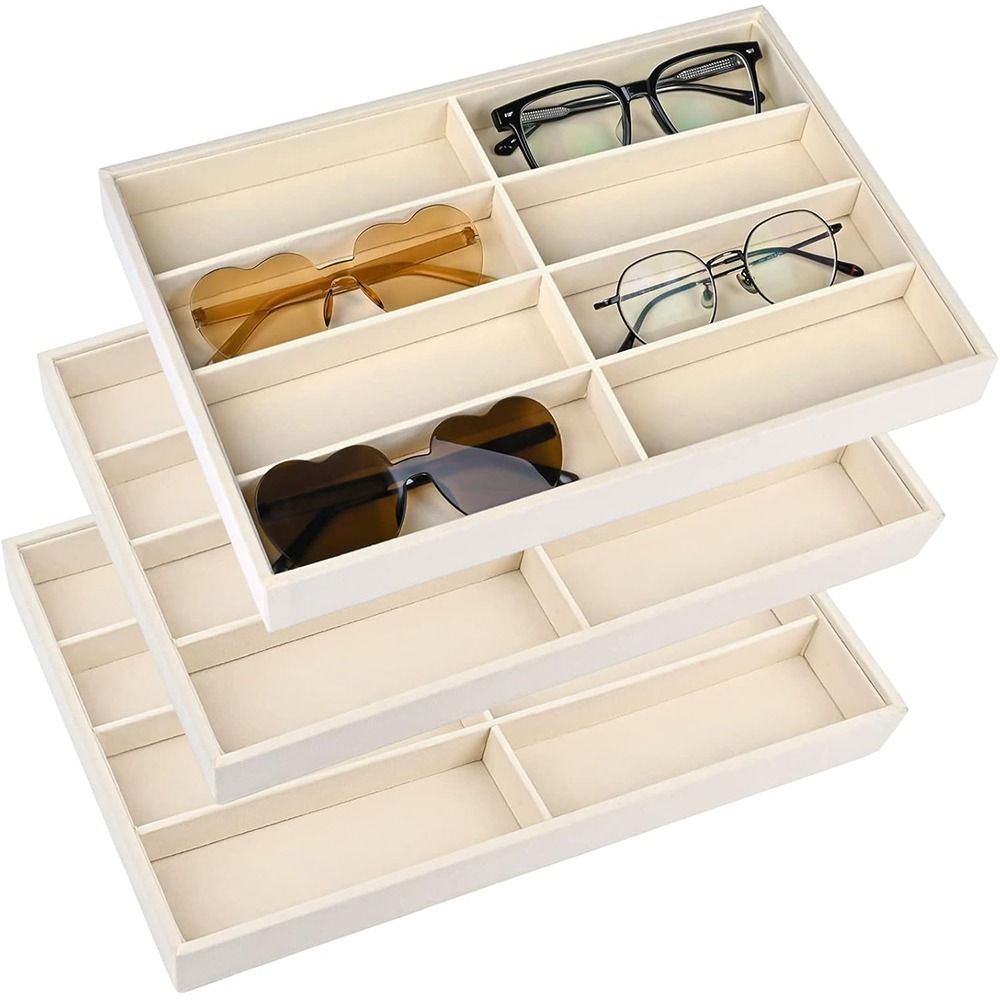 Beige grijze zonnebrilorganize - Men'S Accessories Organizer Tray recensie en prijs