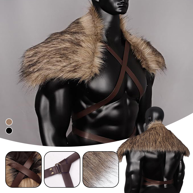 Man Middeleeuwse namaakbont Ca - Men'S Viking Accessories recensie en prijs