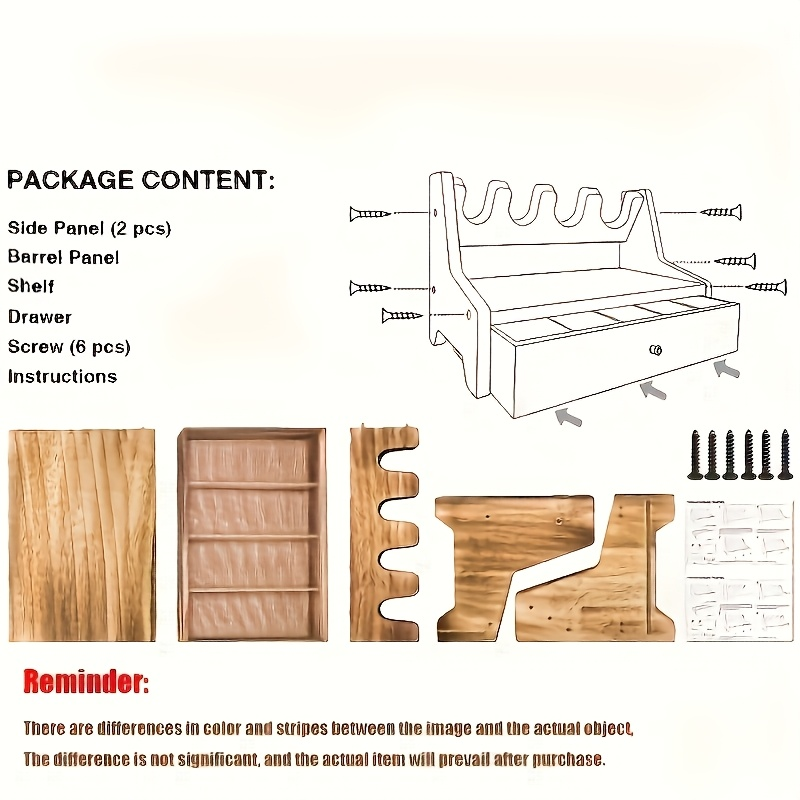 Stevige houten opbergstandaard - Men Accessories In Store recensie en prijs