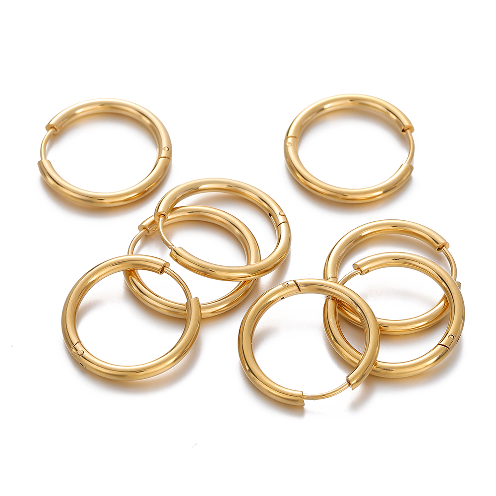 2 stuks 8/10/12/14/16/18mm Rvs - Men Accessories Earrings recensie en prijs