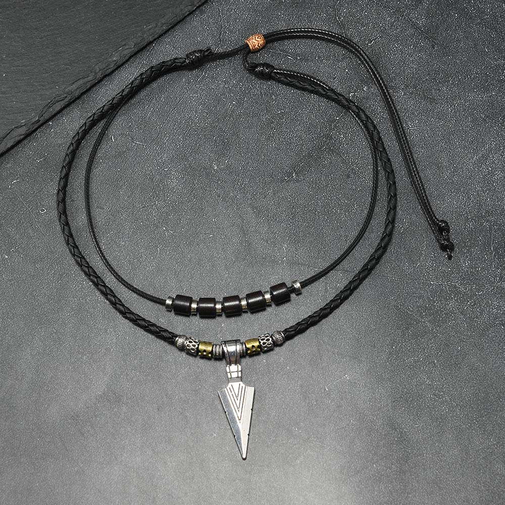 Heren Viking pijlpunt ketting  - Men Accessories Ethnic recensie en prijs